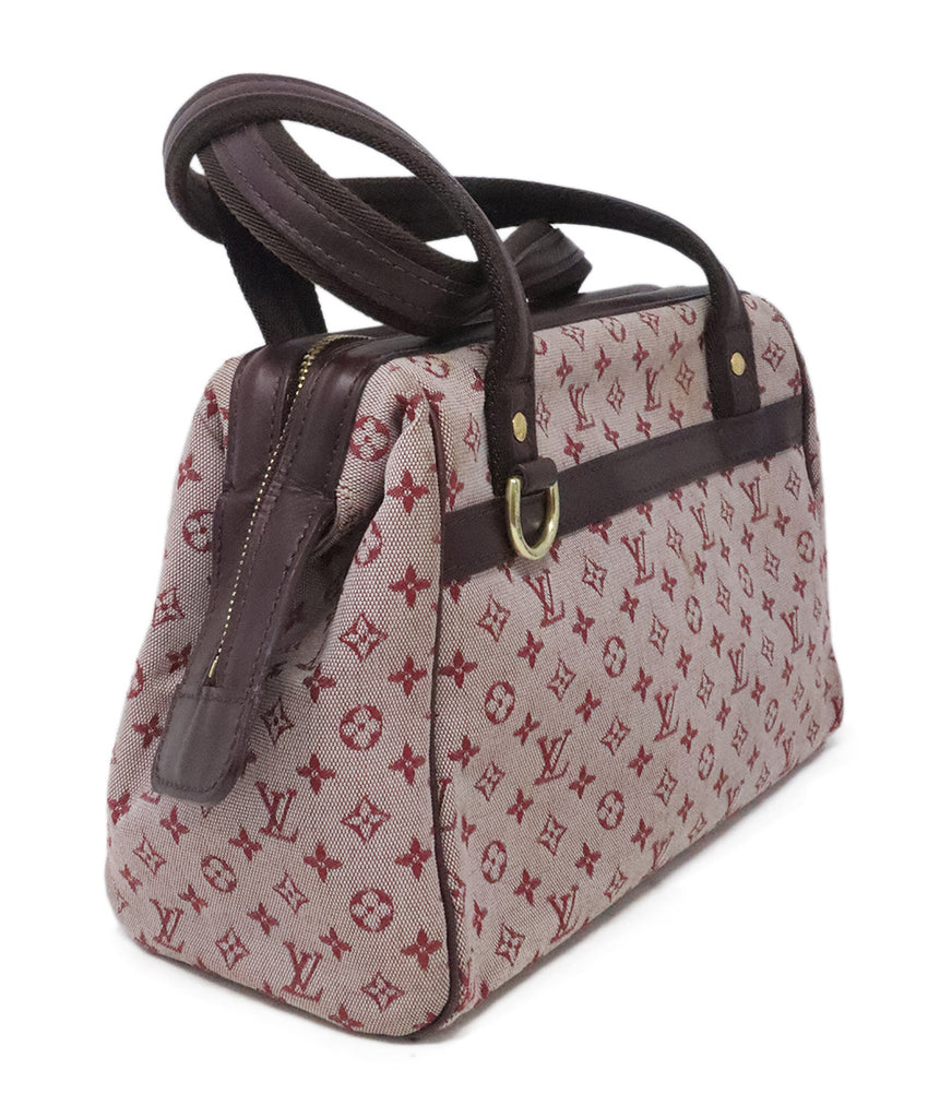 Louis Vuitton Burgundy Monogram Satchel 1