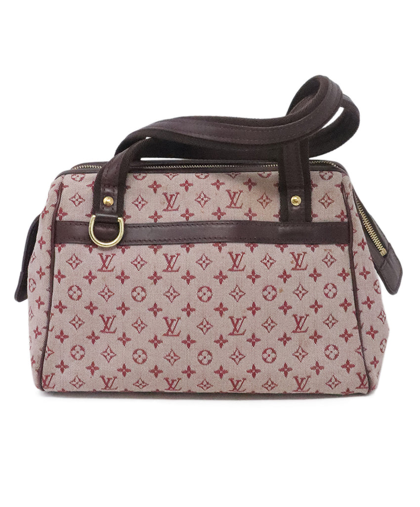 Louis Vuitton Burgundy Monogram Satchel 2