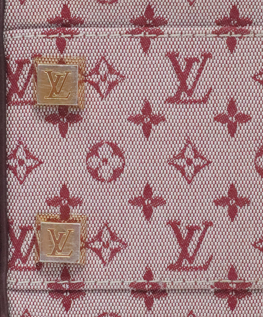 Louis Vuitton Burgundy Monogram Satchel 11