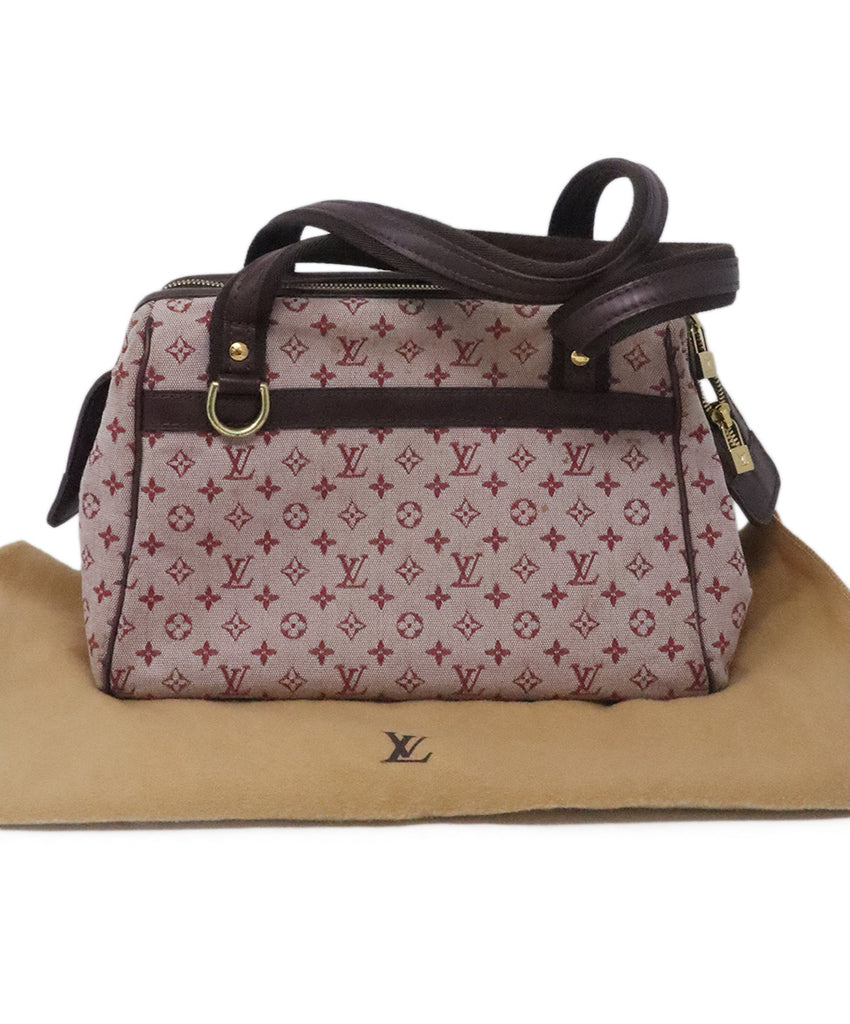 Louis Vuitton Burgundy Monogram Satchel 5