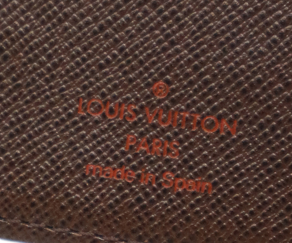 Louis Vuitton Brown Damier Small Agenda 6