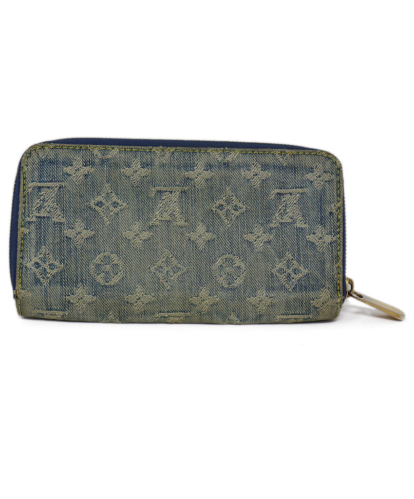 Louis Vuitton Denim Monogram Wallet 2