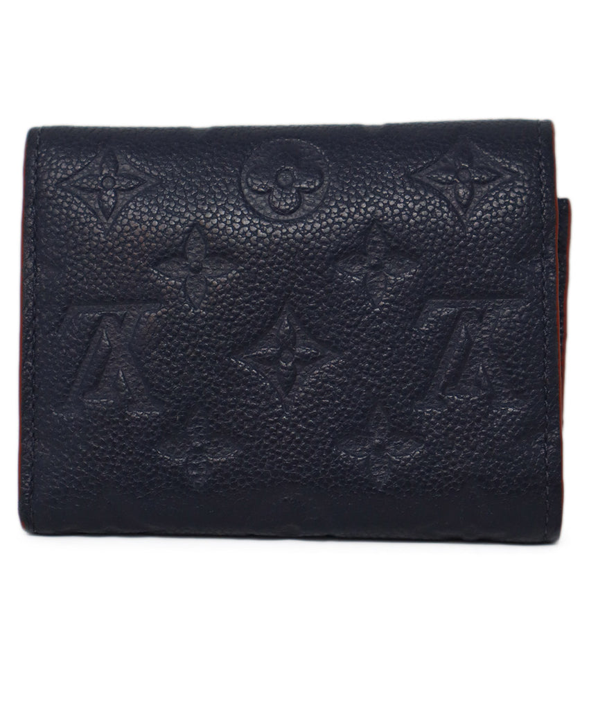 Louis Vuitton Navy Monogram Leather Wallet 2