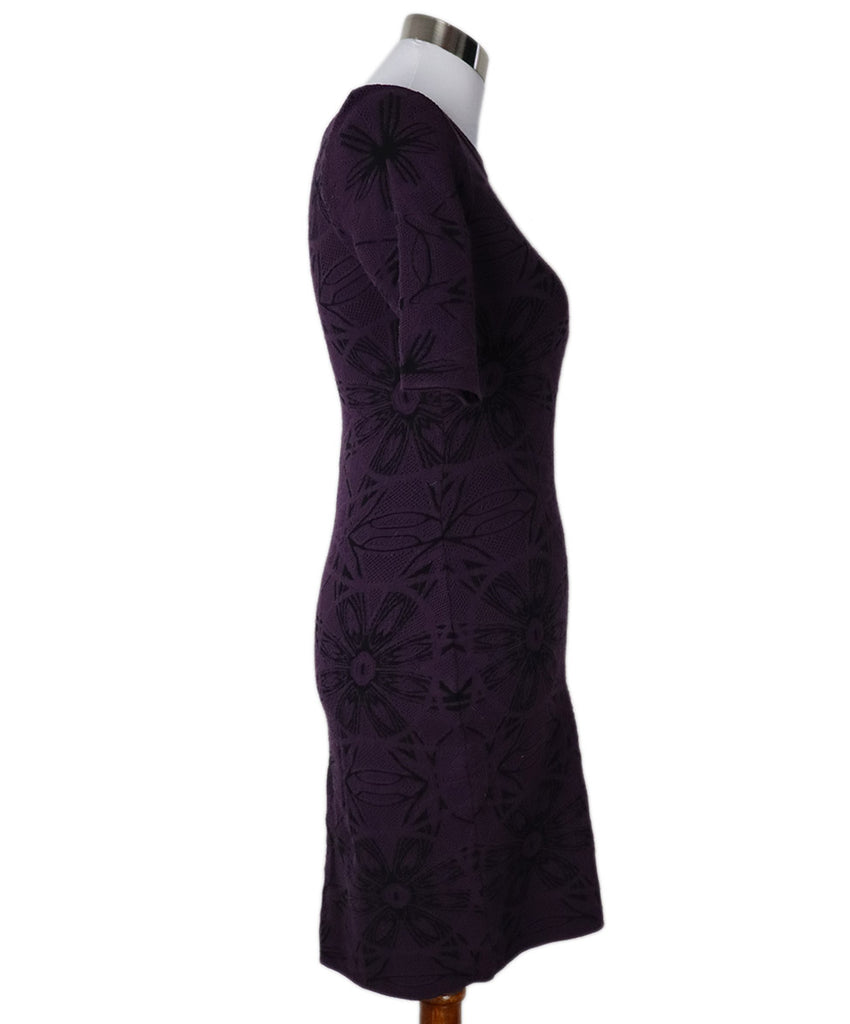 M Missoni Purple & Black Print Dress 1