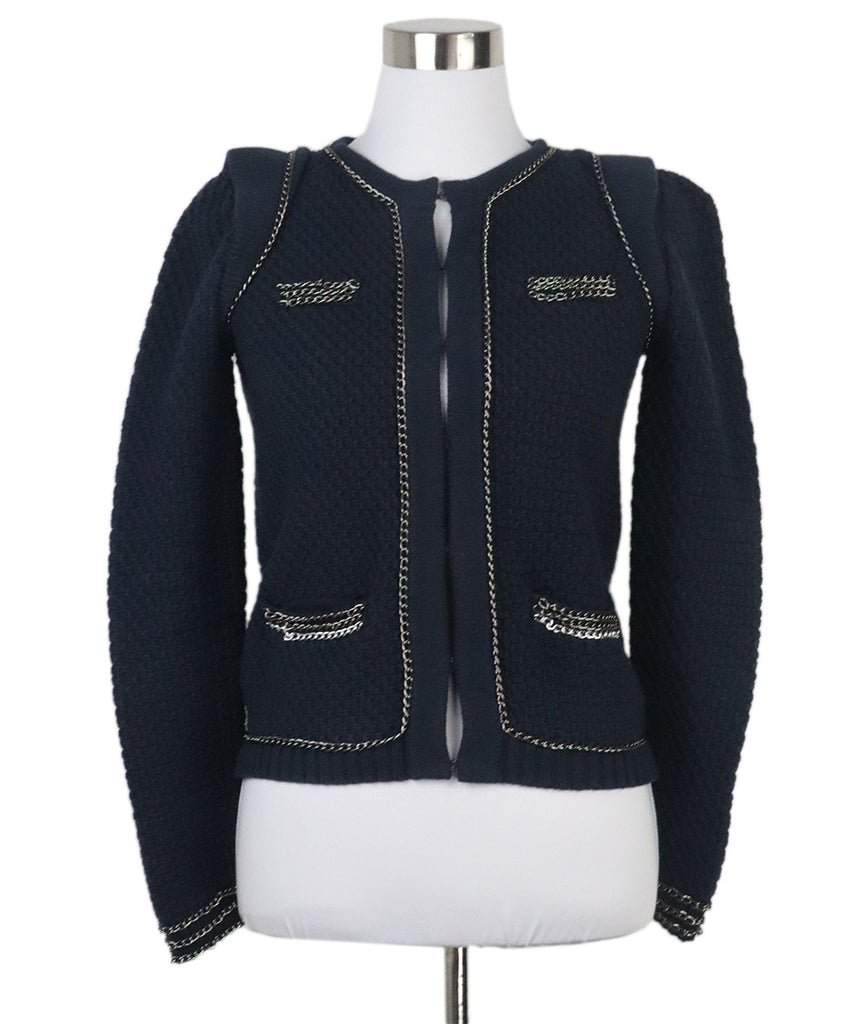 Maje Navy Cardigan 