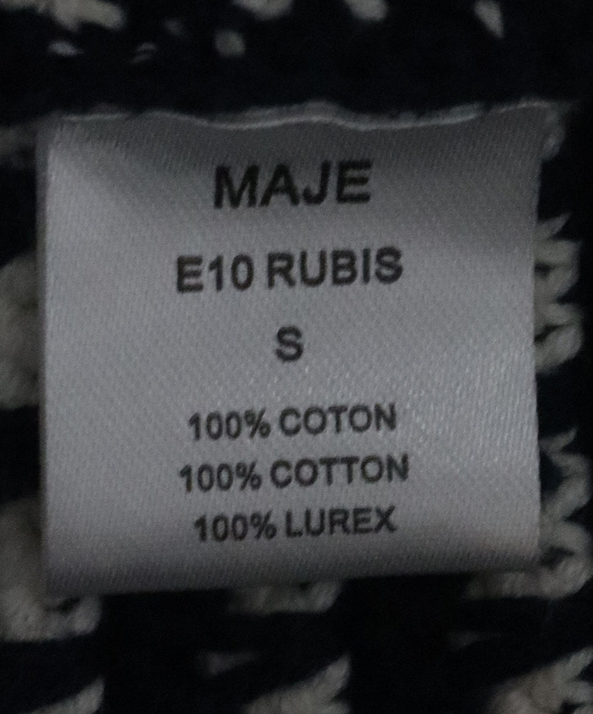 Maje Blue & White Cardigan 4