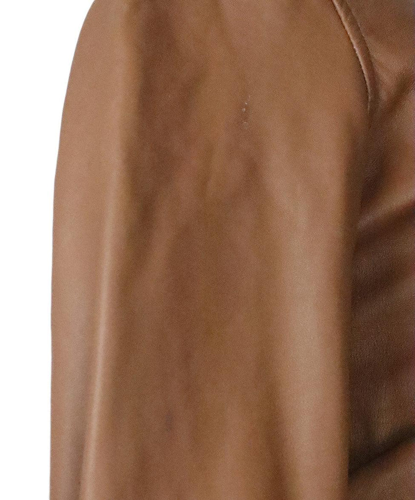 Maje Mocha Leather Jacket 7