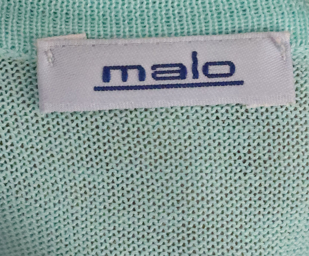 Malo Aqua Cotton Sweater Set 4