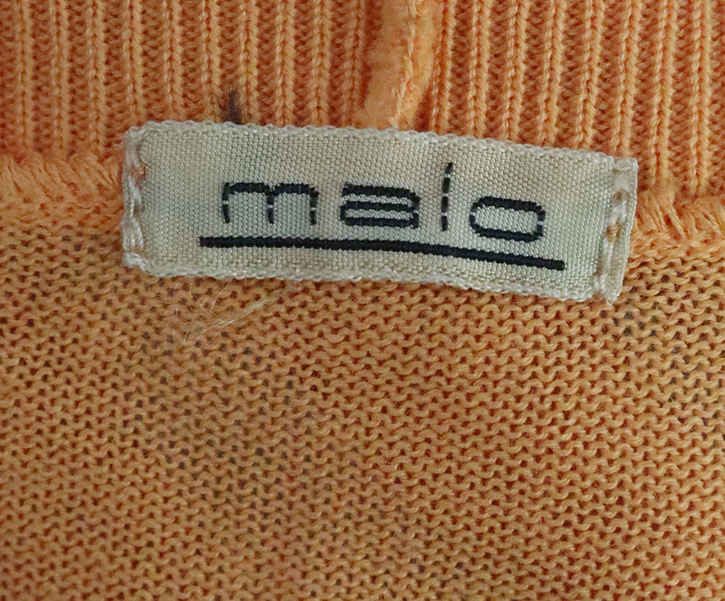 Malo Orange Cotton Sweater Set 4