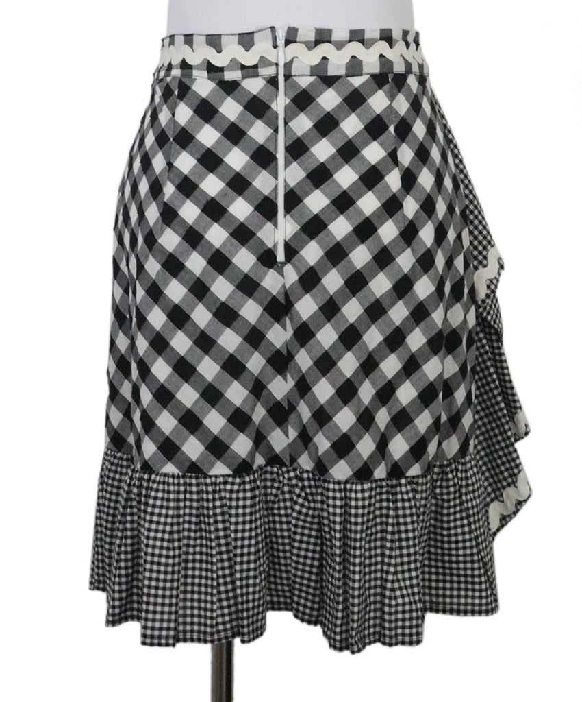 Manoush B&W Check Print Skirt 2