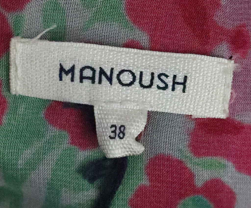 Manoush B&W Plaid Sequin Blouse 3