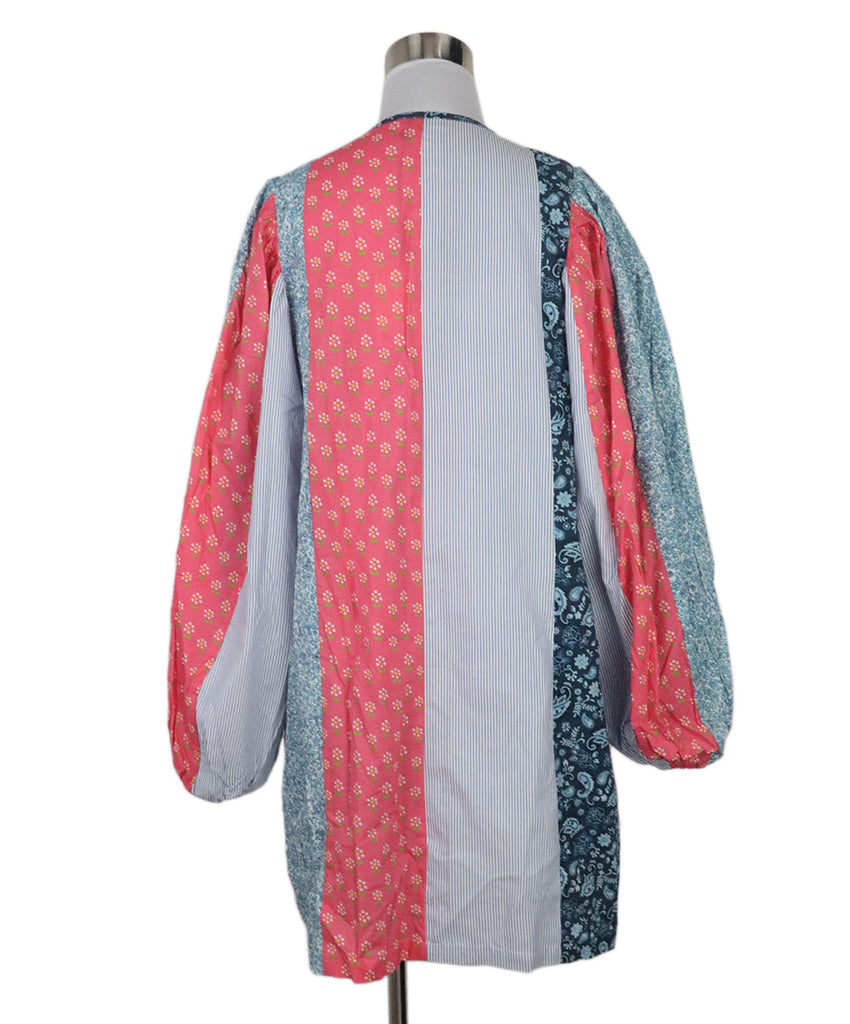 Manoush Pink & Blue Patchwork Dress 2