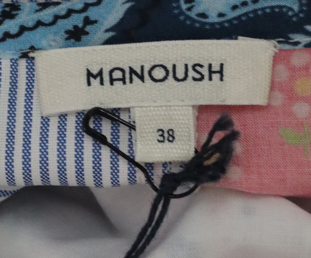 Manoush Pink & Blue Patchwork Dress 3