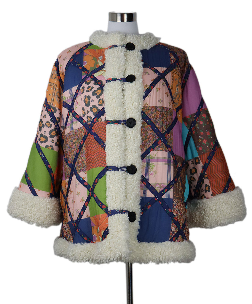 Manoush Multicolor Patchwork Coat 