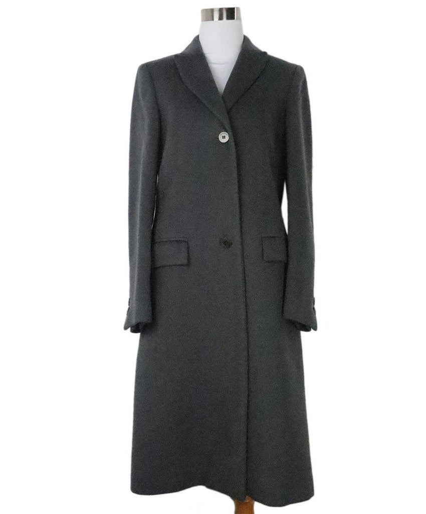 Manrico Grey Cashmere Coat 