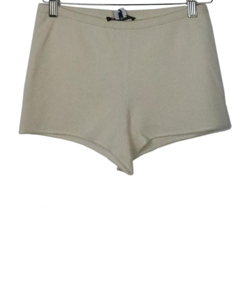 Manrico Ivory Cashmere Shorts 