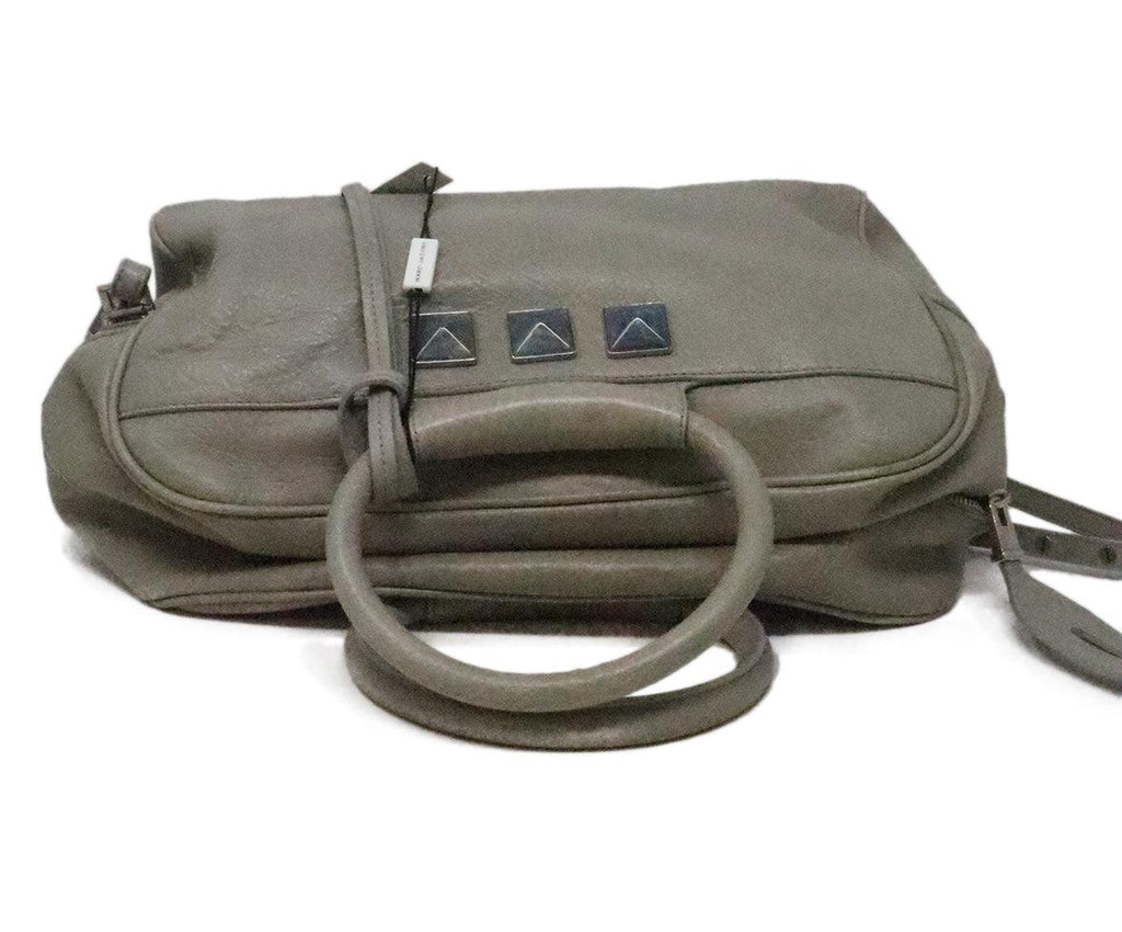 Marc Jacobs Grey Leather Shoulder Bag 4