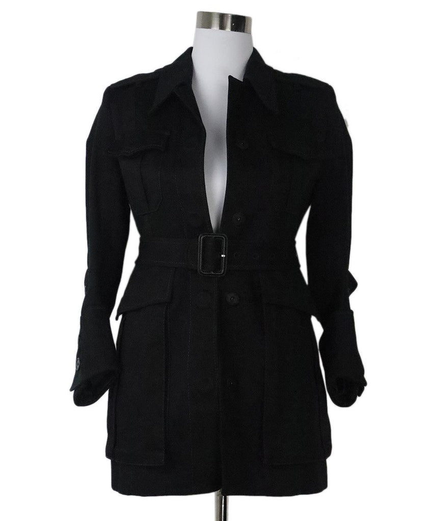 Margiela Black Cotton Coat 