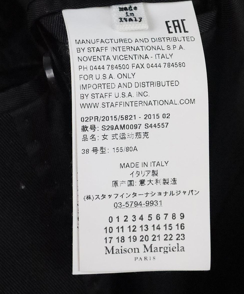 Margiela Black Cotton Coat 3