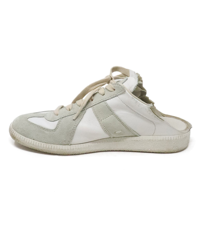 Margiela White Leather Sneakers 1