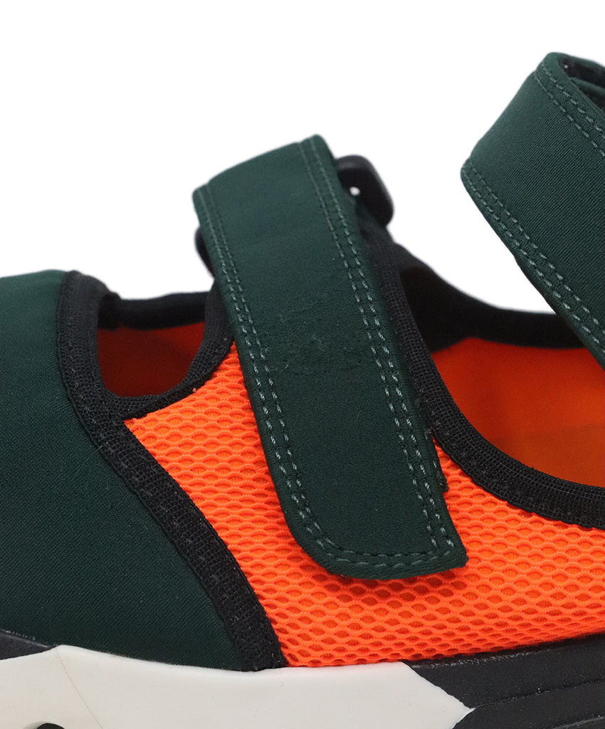 Marni Green & Orange Nylon Sneakers 5