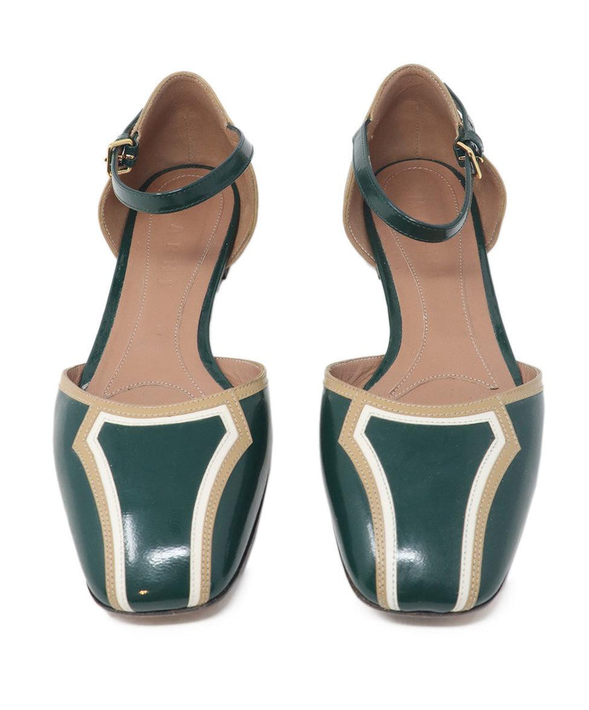 Marni Green & Tan Leather Shoes 3