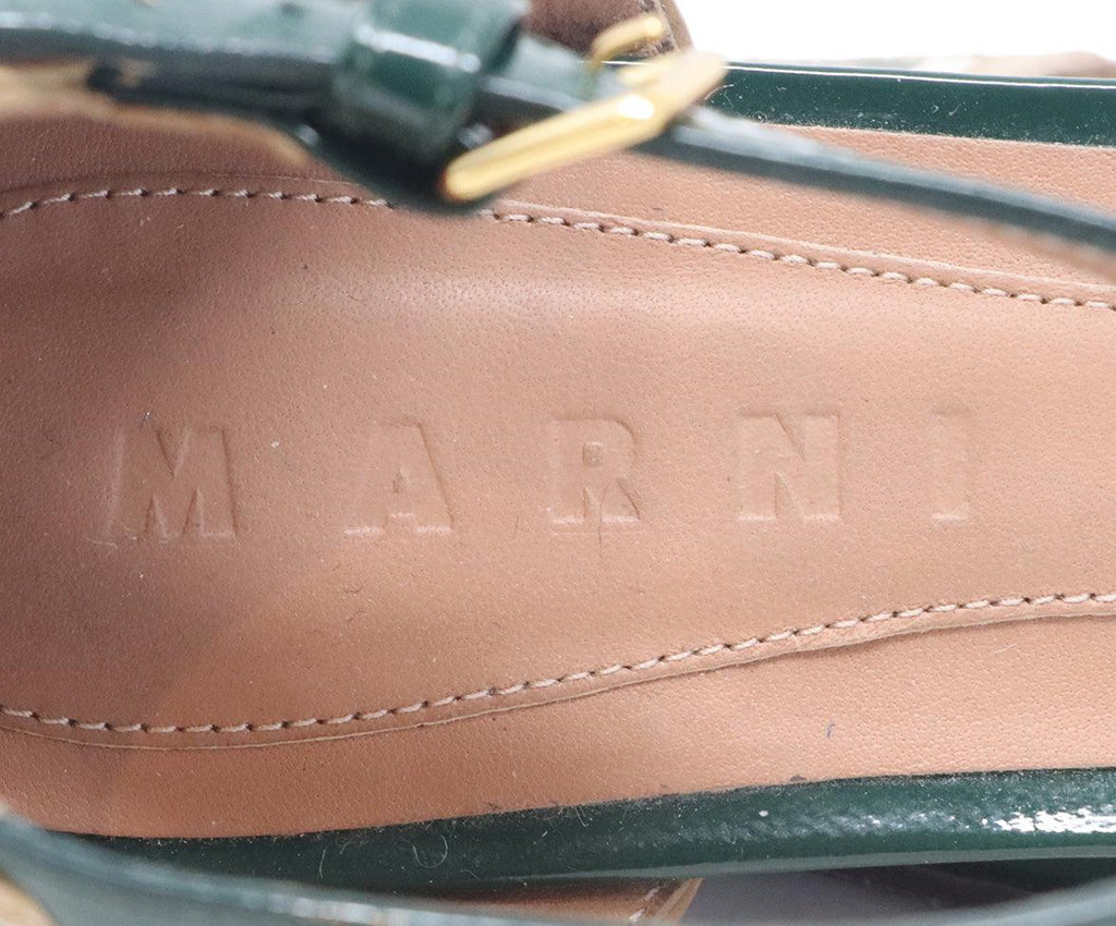 Marni Green & Tan Leather Shoes 5