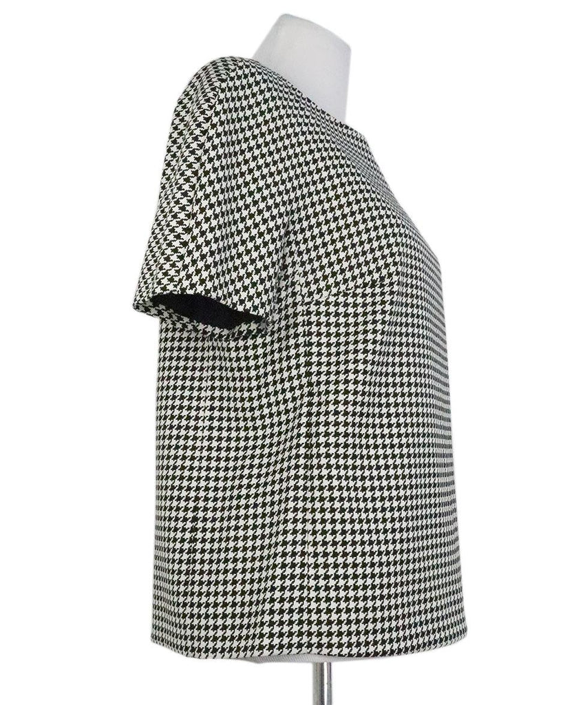 Max Mara Black & White Houndstooth Top sz 8 - Michael's Consignment NYC