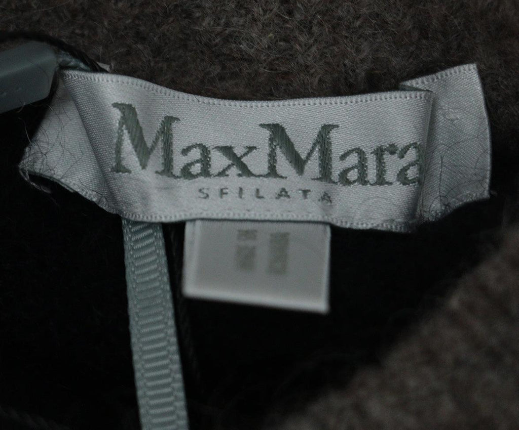 Max Mara Black & Taupe Wool Sweater 3