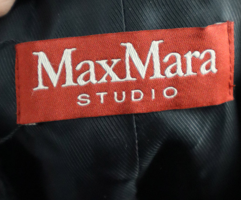 Max Mara Charcoal Alpaca Wool Coat 3