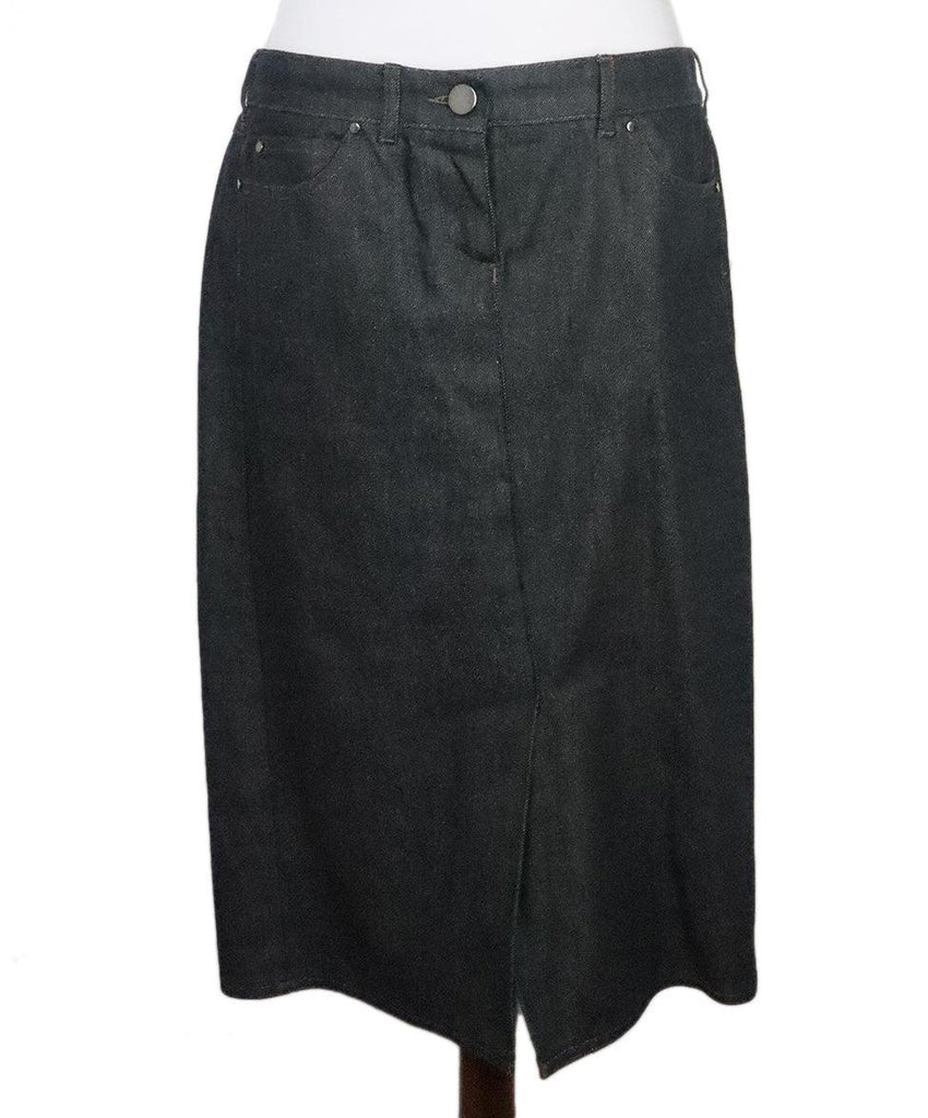 Max Mara Blue Denim Skirt sz 14 - Michael's Consignment NYC