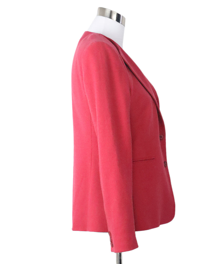 Max Mara Size Pink Raspberry Cashmere Jacket 1