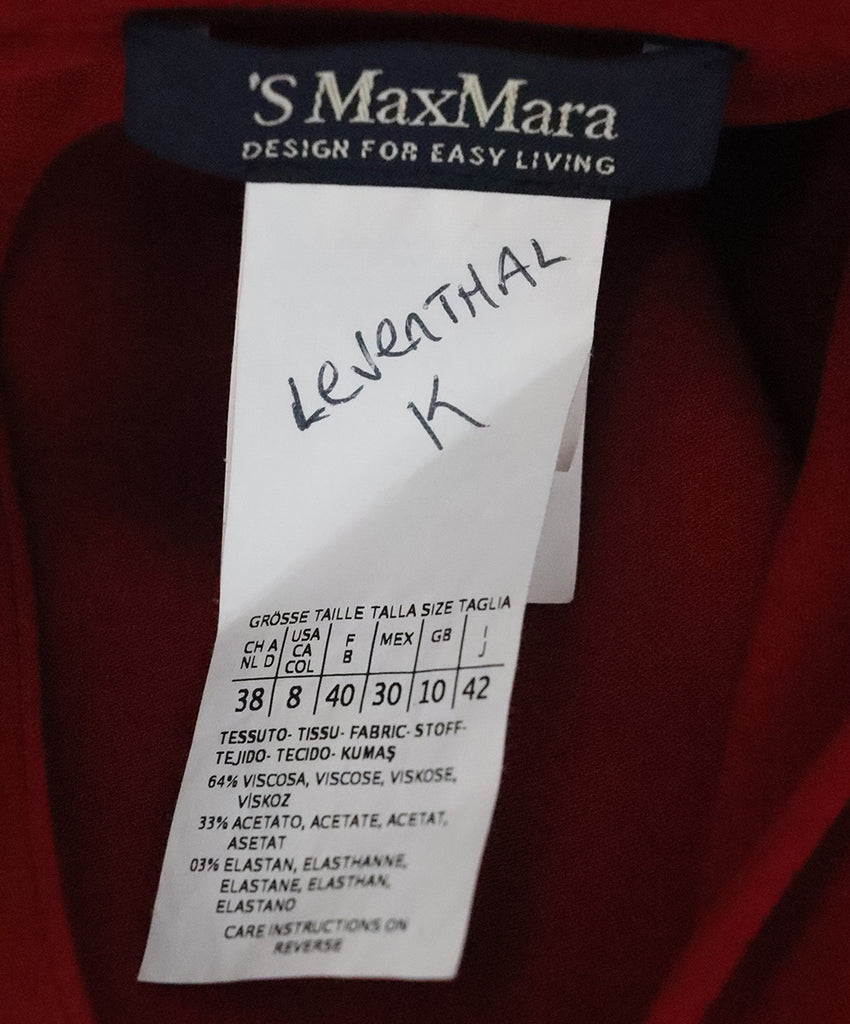 Max Mara Red Dress 4