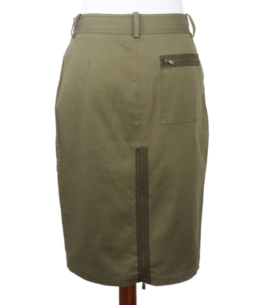 Michael Kors Olive Green Skirt 2