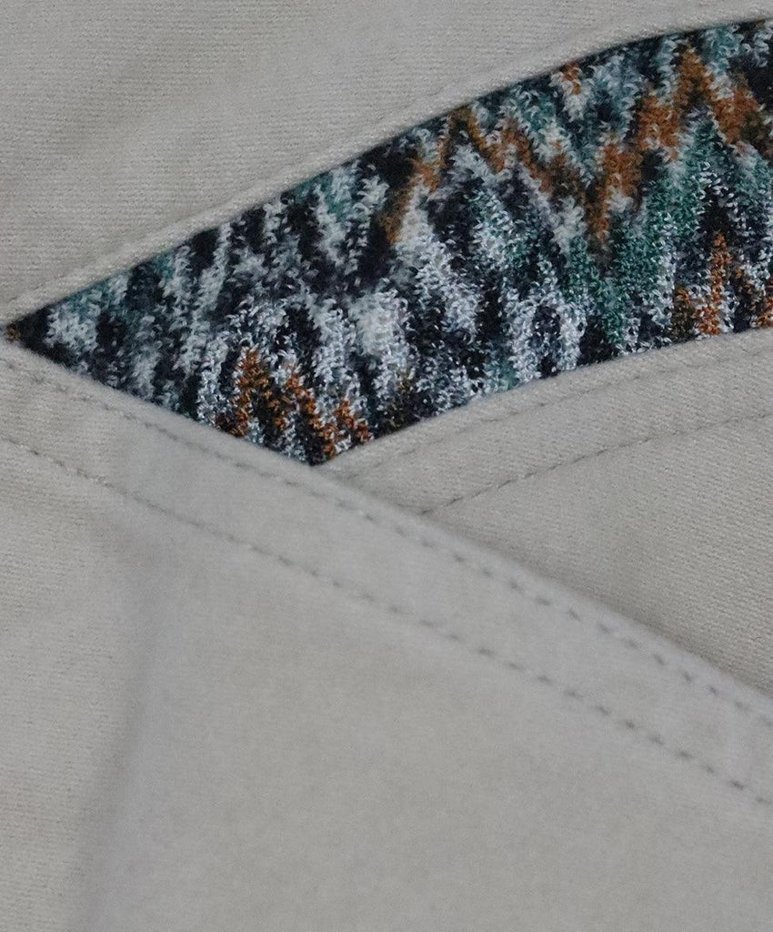 Missoni Beige Pants w/ Print Trim sz 4 - Michael's Consignment NYC