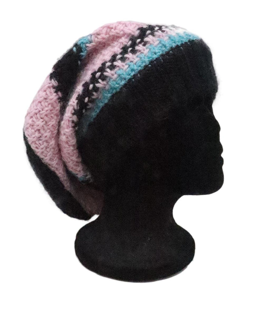 Missoni Black & Pink Mohair Knit Hat - Michael's Consignment NYC