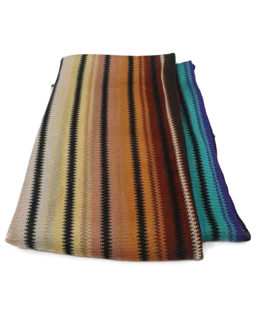 Missoni Multicolor Striped Shawl 1