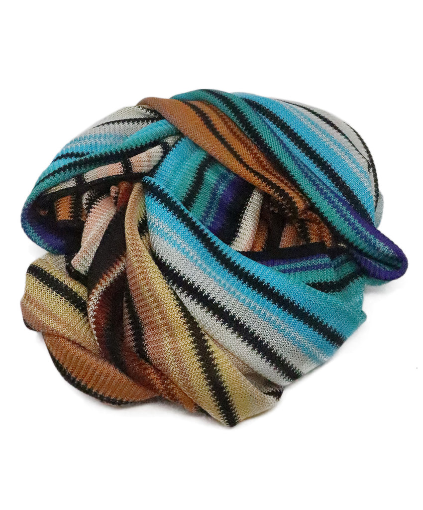 Missoni Multicolor Striped Shawl 