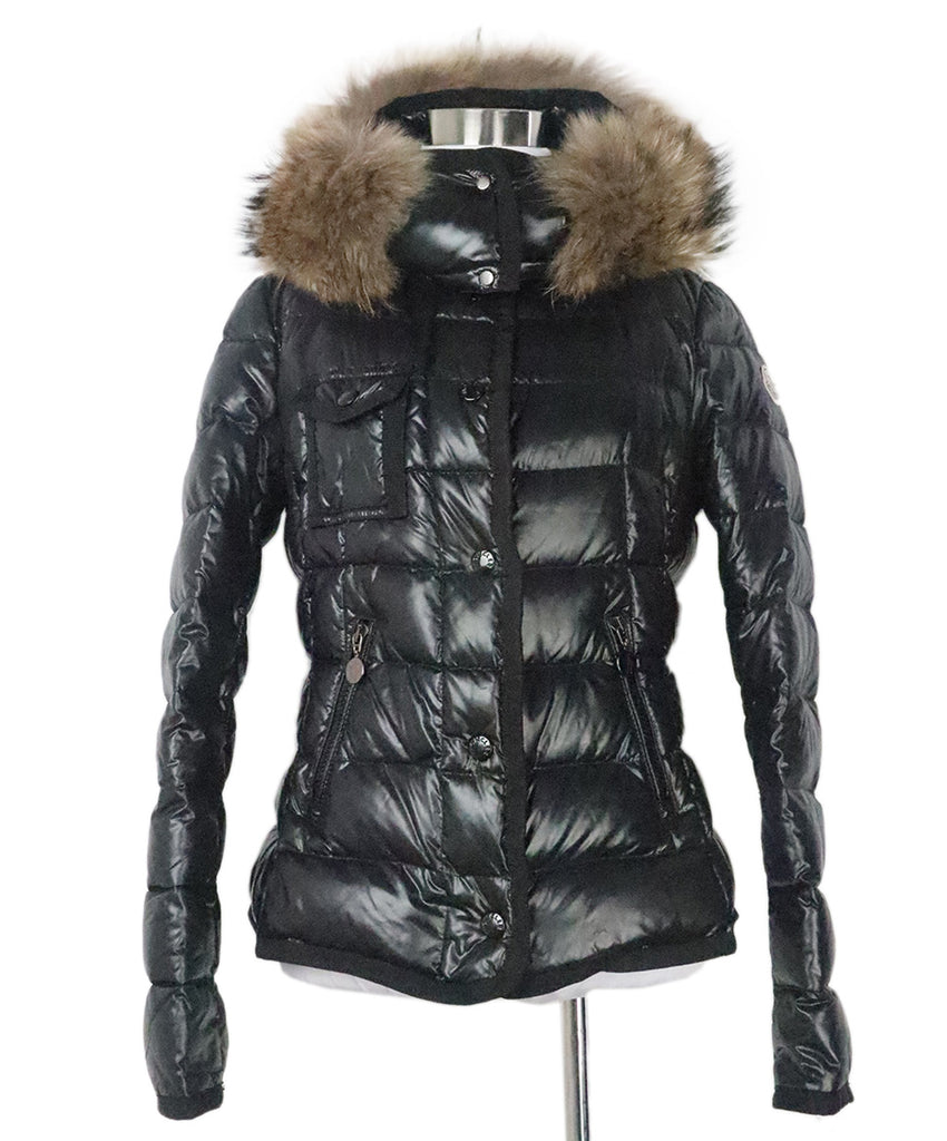 Moncler Black Quilted Down Jacket 