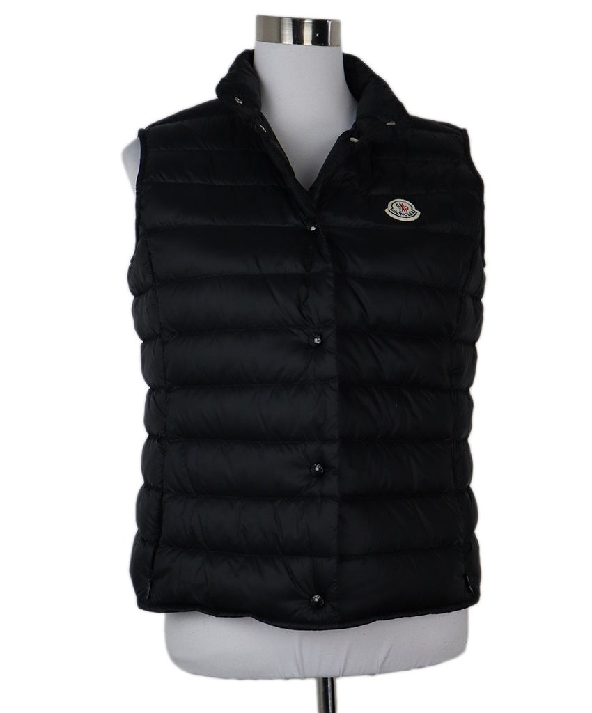 Moncler Black Quilted Nylon Vest 