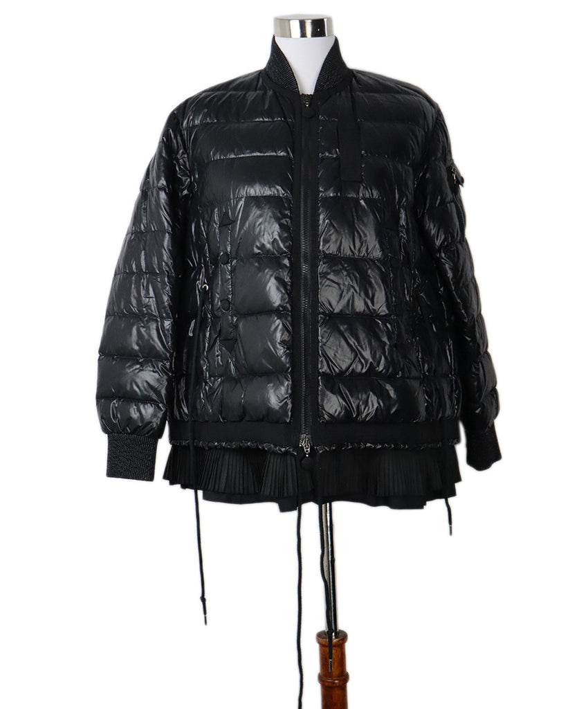 Moncler Black Quilted Down Jacket 