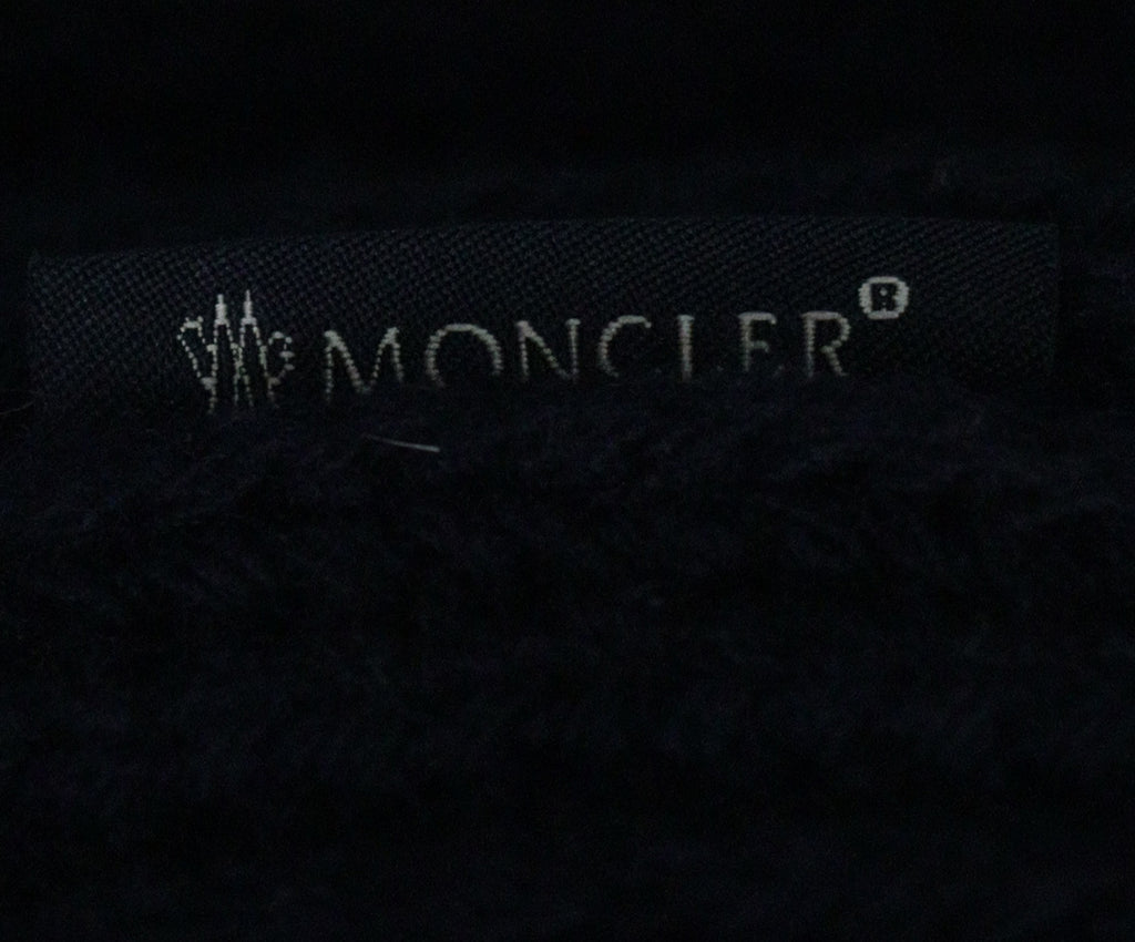 Moncler Navy Wool & Nylon Trim Crewneck 5