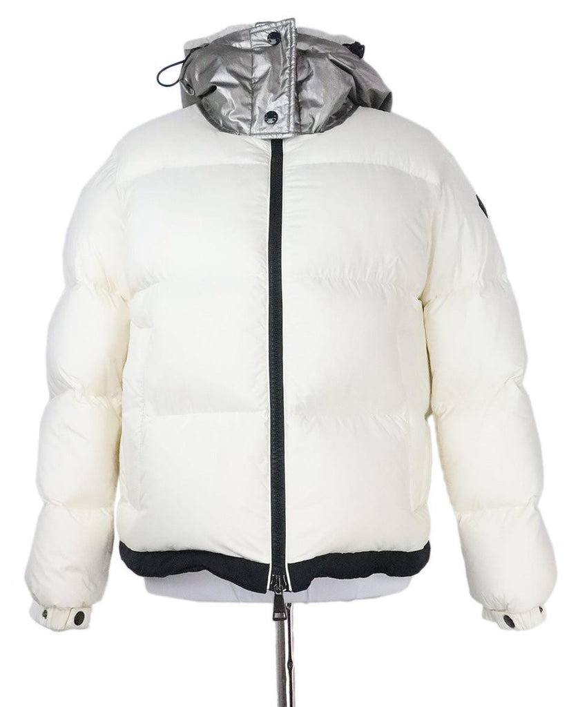 Moncler White Down Coat sz 2 - Michael's Consignment NYC