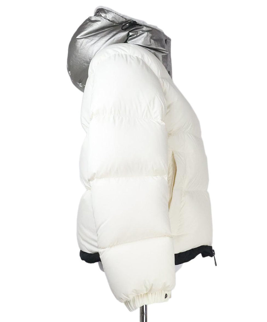 Moncler White Down Coat sz 2 - Michael's Consignment NYC