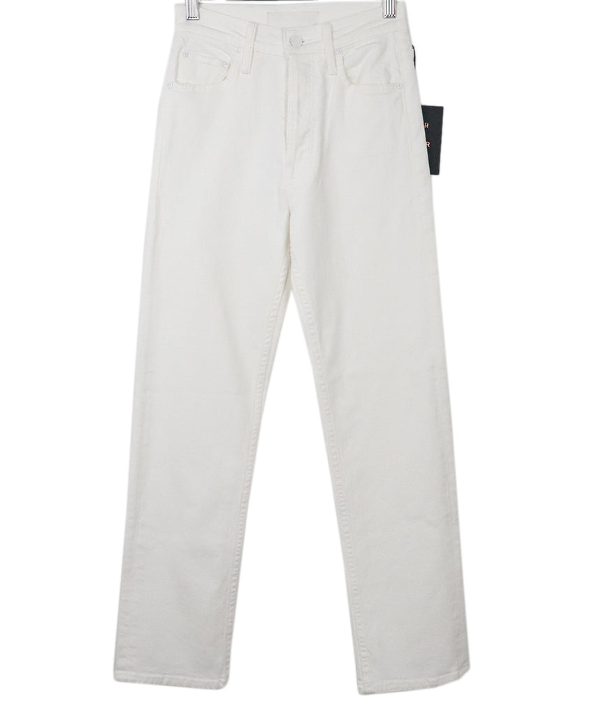 Mother White Denim Pants 