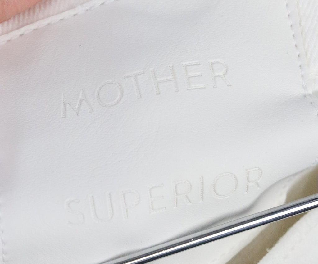 Mother White Denim Pants 3