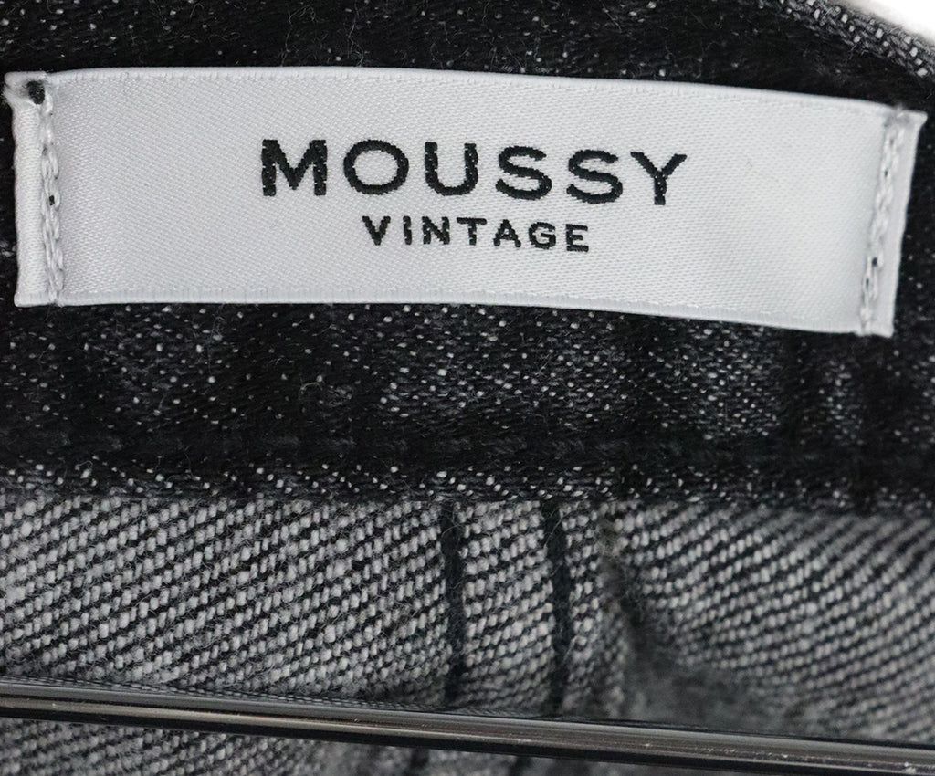 Moussy Black Distressed Denim Pants 2