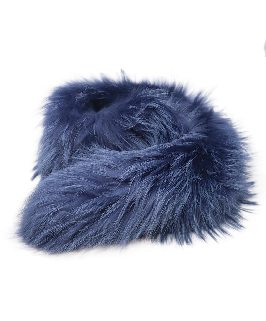 Mr.& Mrs. Italy Blue Fox Fur Collar 2