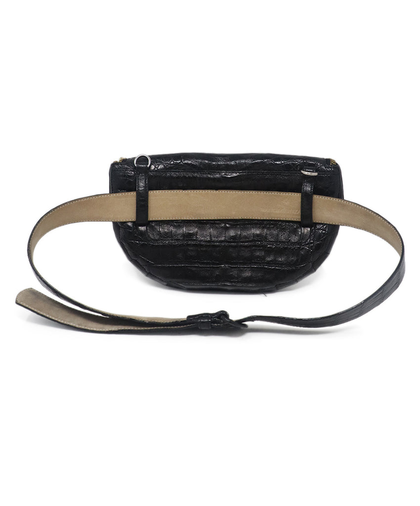 Nancy Gonzalez Black Crocodile Fannypack 2