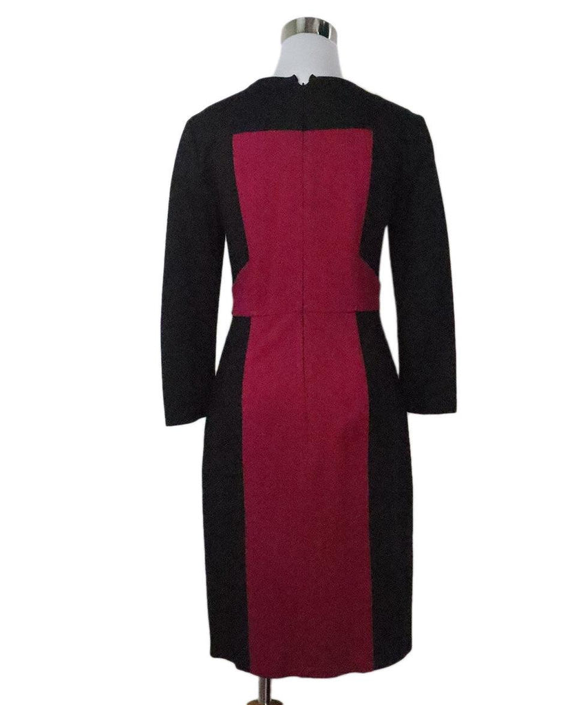 Nanette Lepore Black & Fuchsia Knit Dress 2